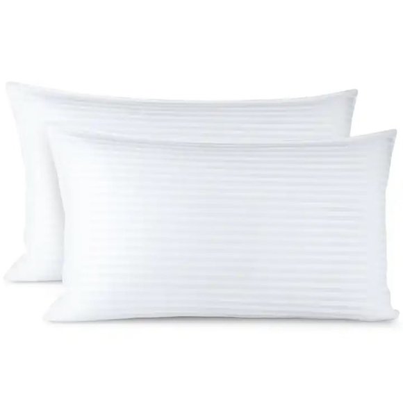 Cotton Vail 2 Pack Pillow Protector Cover  King 20x36 All Cotton - Picture 5 of 6